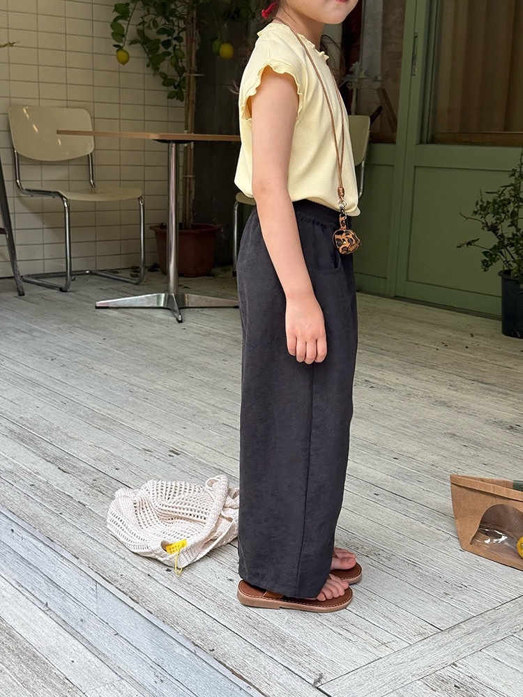 四色軟軟百搭薄款長褲