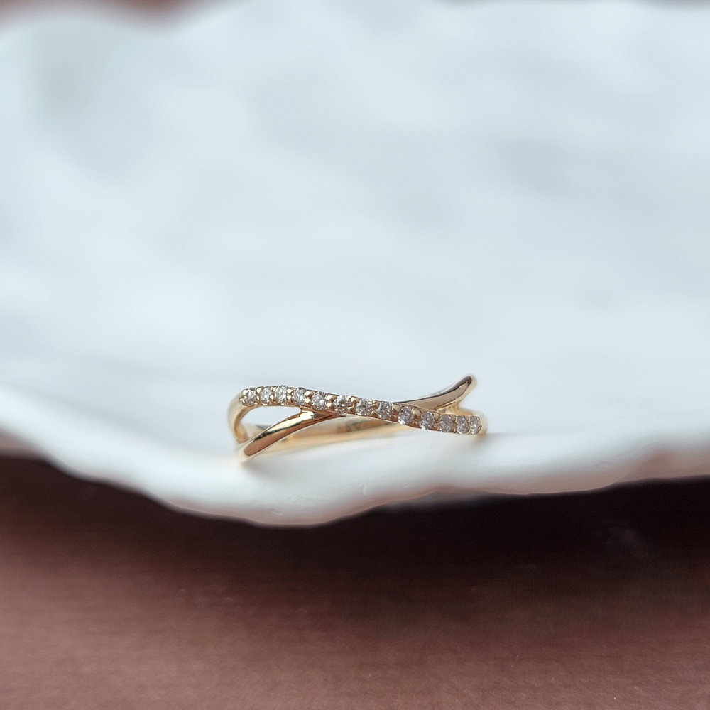 【me.luxe】K10星光共舞8分鑽石戒