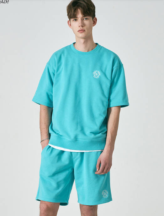 韓國 GROOVERHYME 學院風刺繡圓點運動短褲 清貨價貨品，不設退換 (AT4 240)