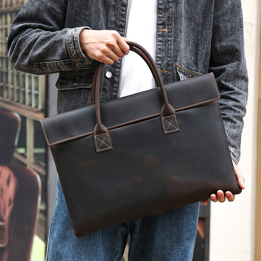 男生包包 公事包 筆電包 電腦包 商務包 手提包 真皮包包 牛皮包 便攜包包 手拎包 公事包 復古包包 男生禮物 257