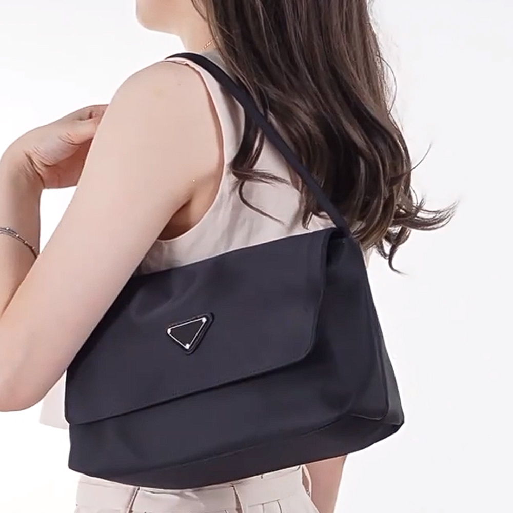 包包女 尼龍包 腋下包 手提包 精品包 大容量包包 單肩包 尼龍小包 韓國包包 百搭包包 黑色包包 女生禮物 526