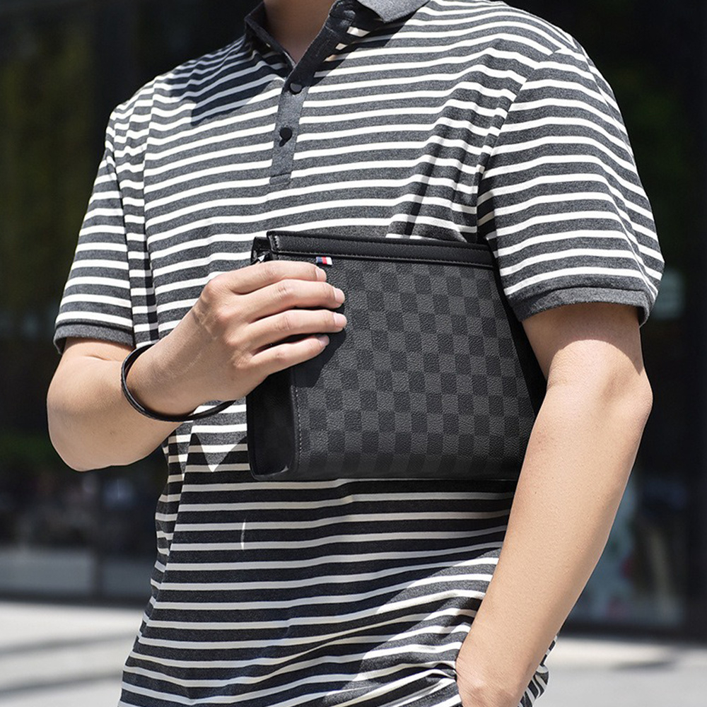 手拿包 男包包 商務包 真皮包包 真皮手拿包 男生手拿包 休閒包包 精品包 名牌包包 黑色包包 格子包包 禮物 249