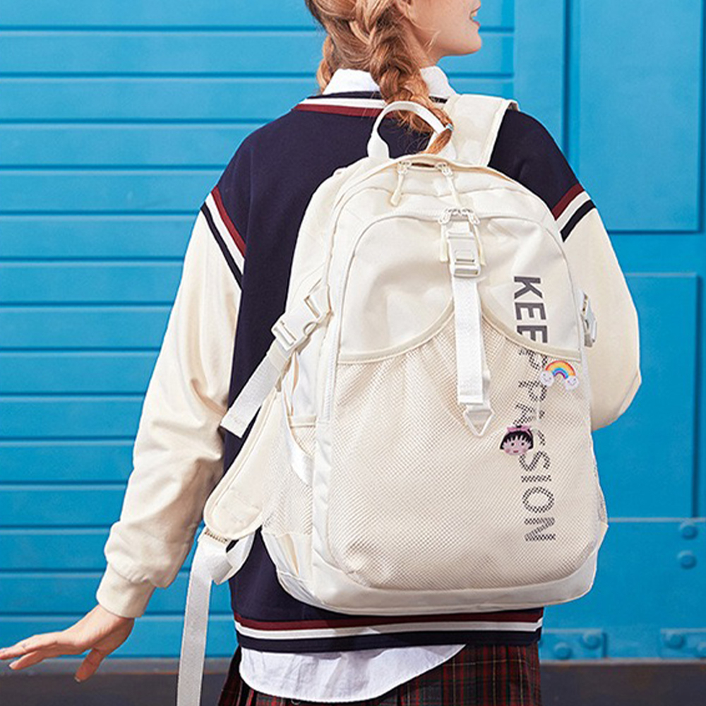 後背包 書包 筆電包 防水後背包 旅行後背包 媽媽包 大學生後背包 大容量背包 白色包包 黑色包包 生日禮物 504