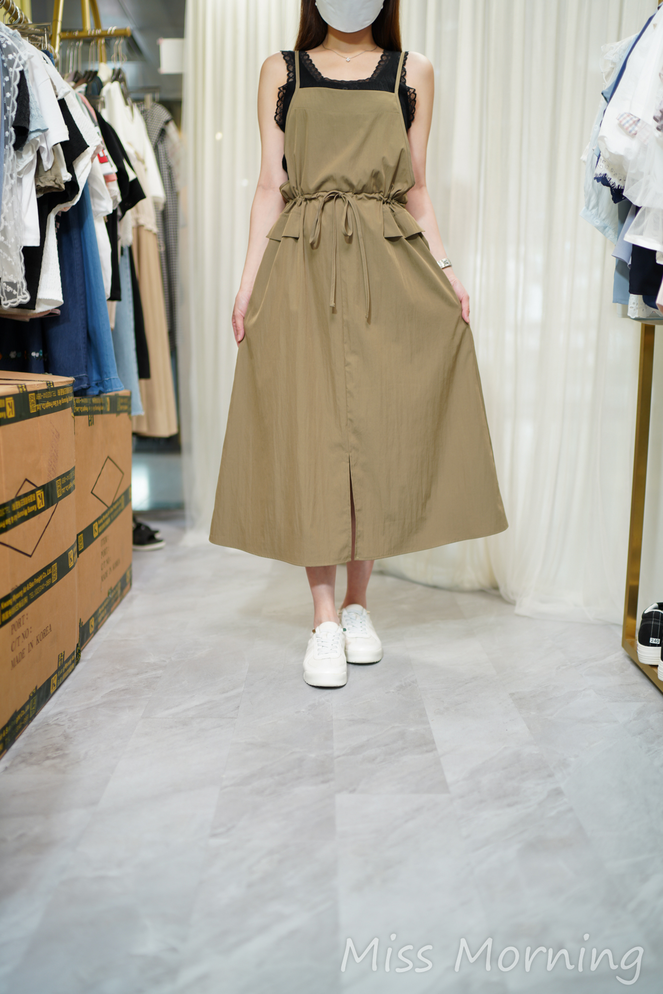 免燙顯瘦吊帶OPS(14555)