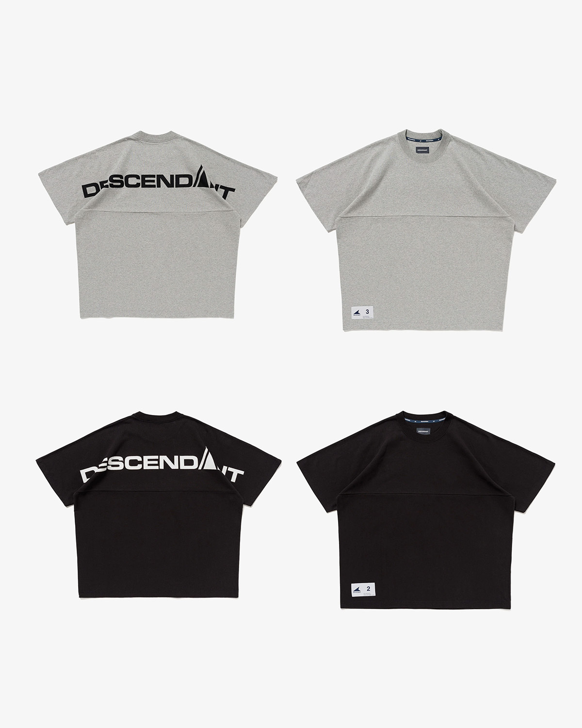 [現貨] DESCENDANT SS25 BERTH JERSEY SS | (Black / Grey)