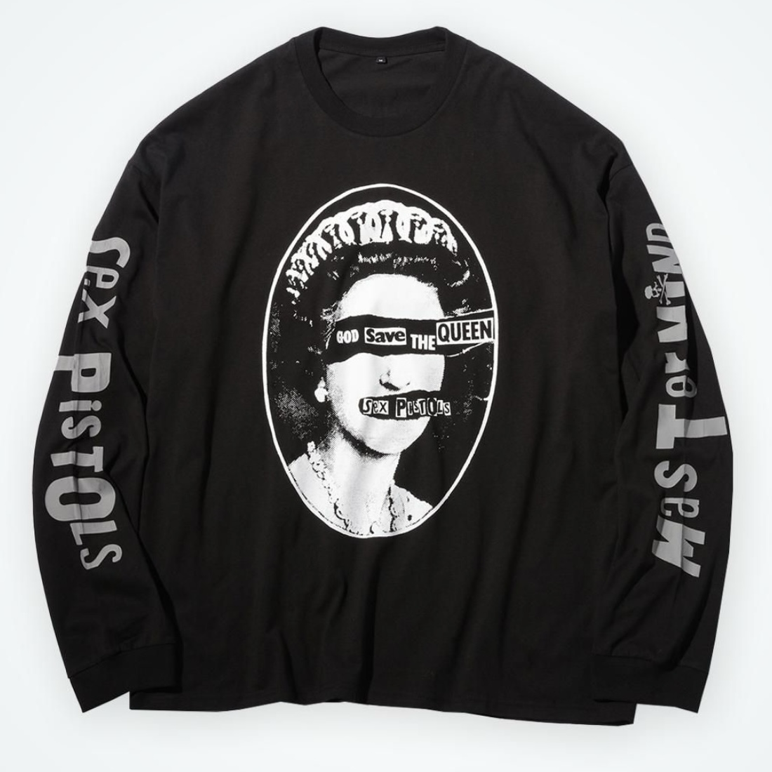 日本頂級暗黑品牌 MASTERMIND Japan MMJ God Save The Queen L/S Tee