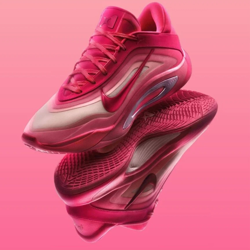 <限量商品，不退換> A'ja Wilson 首發色 男女鞋 NIKE W  A ONE PINK AURA 粉色 籃球鞋 實戰鞋【FZ8606-601】PINKS