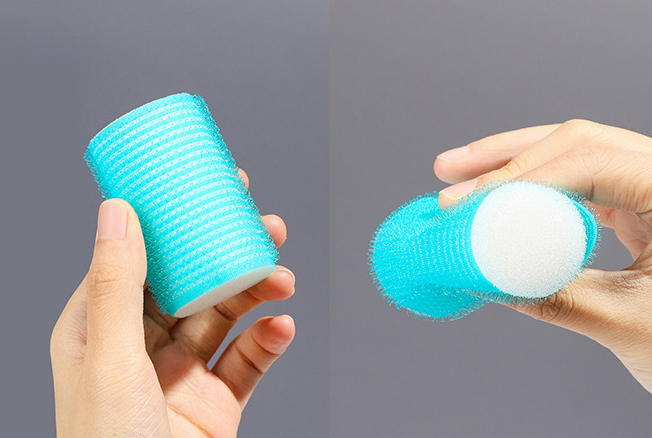 海綿絨毛捲12入(顏色隨機)