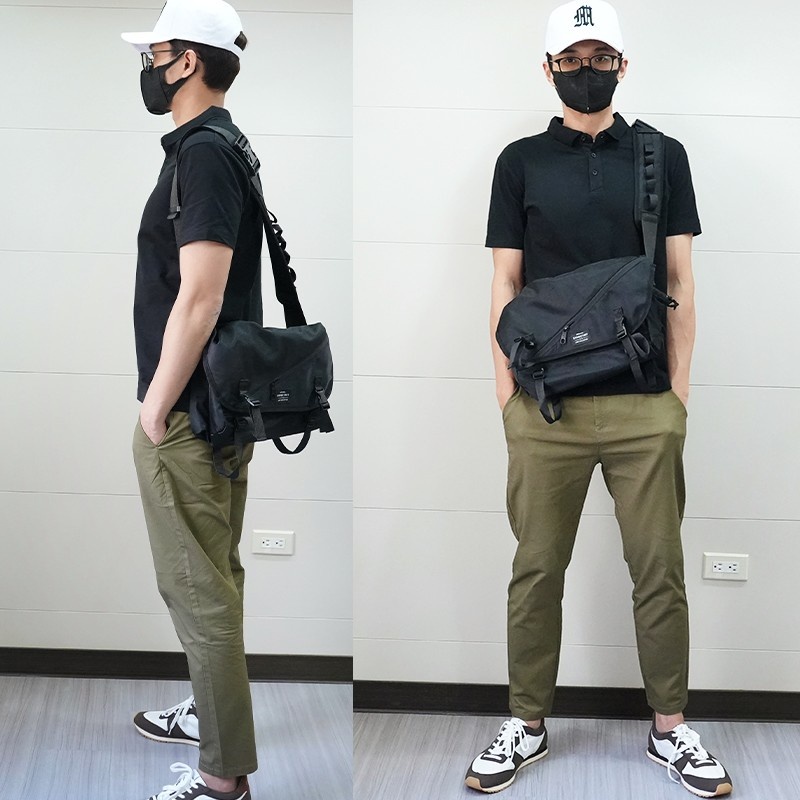 郵差包 筆電包 斜背包 男生包包 大包包 大容量包包 旅行包 健身包 防水包包 郵差包男 郵差包男大容量 書包 190
