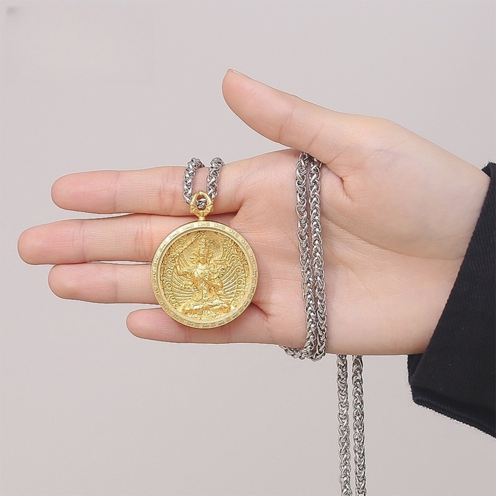 項鍊 本命年 飾品 男女通用 護身符 避邪擋煞 十二生肖 鈦鋼項鍊 八大守護神 普賢菩薩項鍊 觀音菩薩 佛像 388