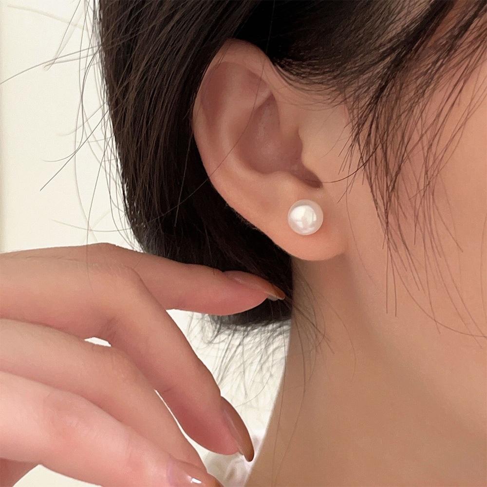 耳環 飾品 女生飾品 禮物 純銀耳環 s925銀針 復古耳環 珍珠耳環 耳骨夾 無耳洞耳環 耳環夾式 氣質耳環 027