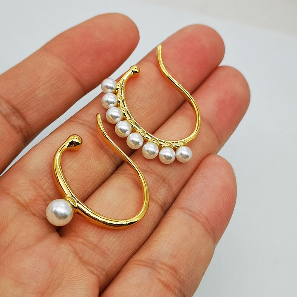 飾品 禮物 耳環 女生飾品 珍珠耳環 無耳洞耳環 復古耳環 小香風耳環 造型耳環 耳夾 抗敏 耳針 金色耳環 023