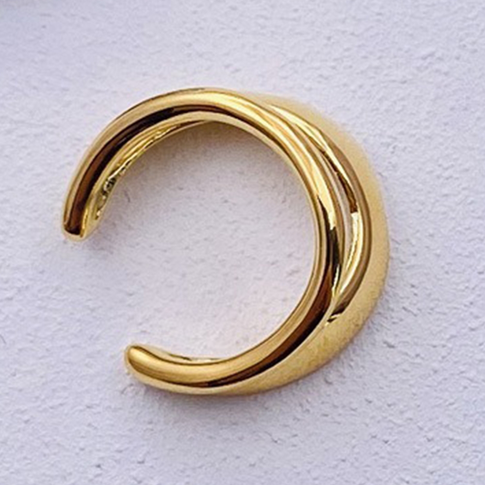 耳環 飾品 女生耳環 單邊耳環 不規則耳環 韓國耳環 耳夾 無耳洞耳環 夾式耳環 抗過敏耳環 幾何耳環 金色耳環 020