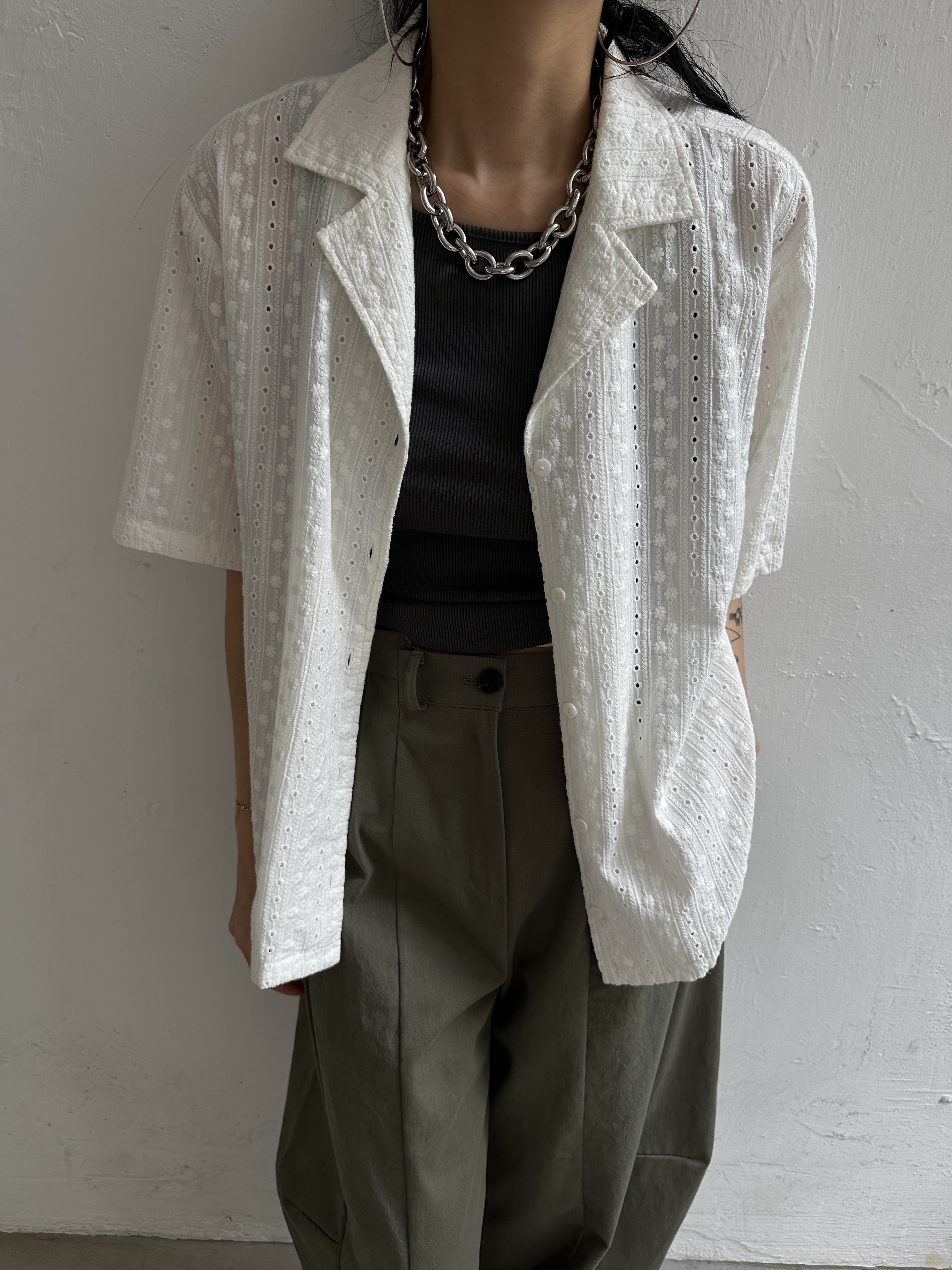 PDD SUMMER ARCHIVE HOLIDAY LACE Shirt