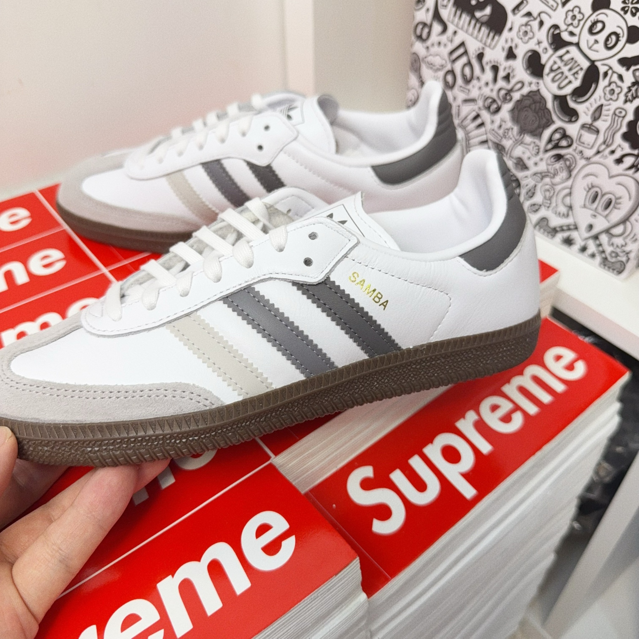 Adidas Originals Samba 歐洲限定 漸層 城堡灰 灰色 復古鞋 JP7022