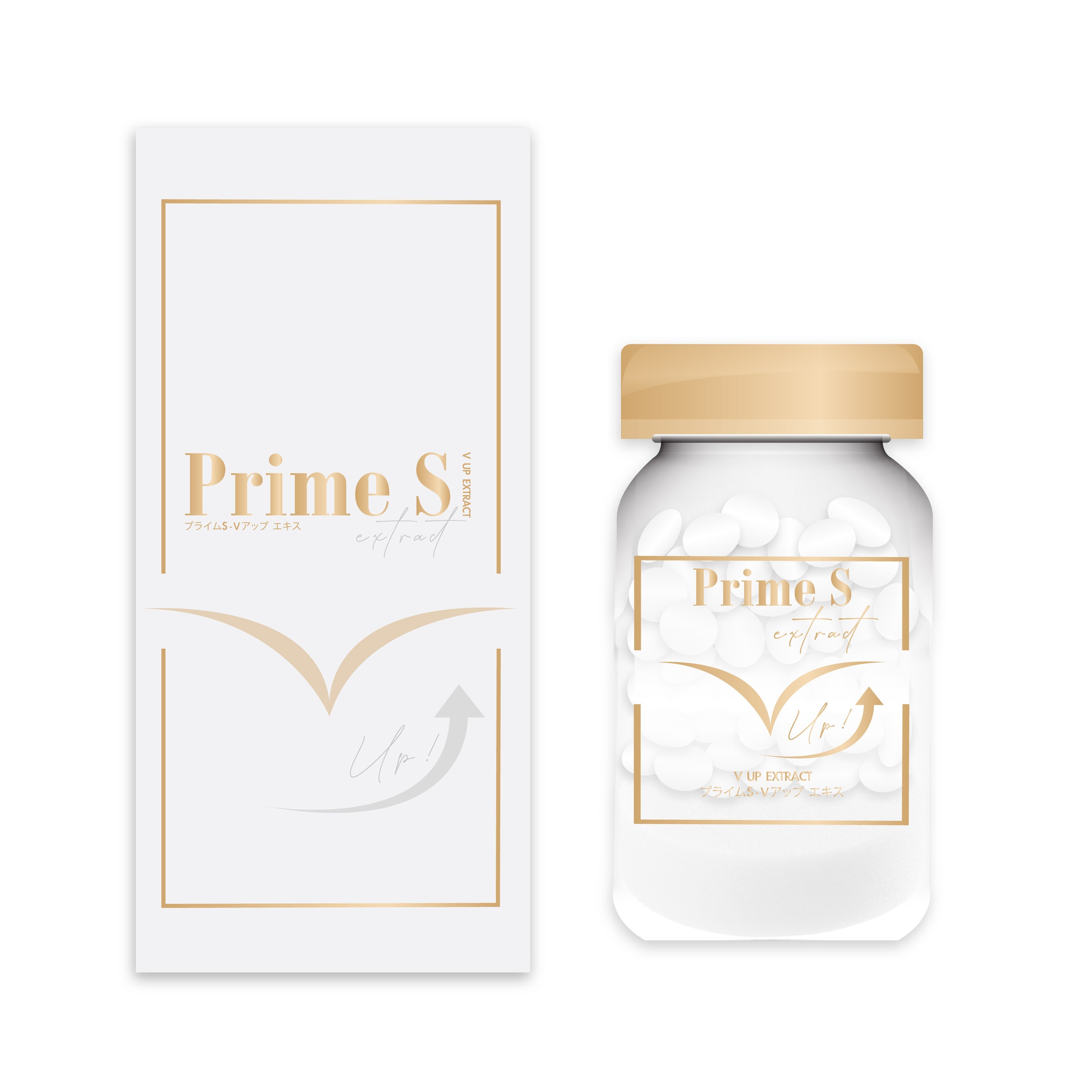 【買3送1】Prime S V塑美肌豐胸丸 90粒 (30日) (EXP:2028.07)