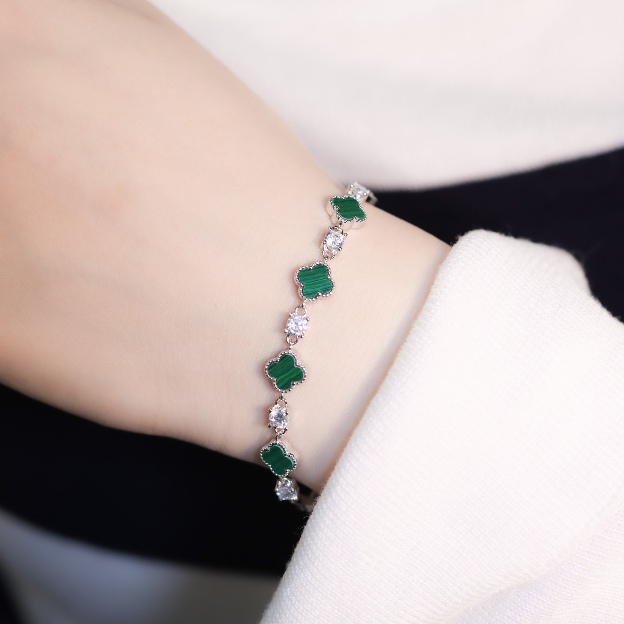 | 925純銀・厚鍍白金・ 厚鍍玫瑰金 | 幸福昇華軟手鐲 2.0(銀/玫瑰金) | BR1331 |