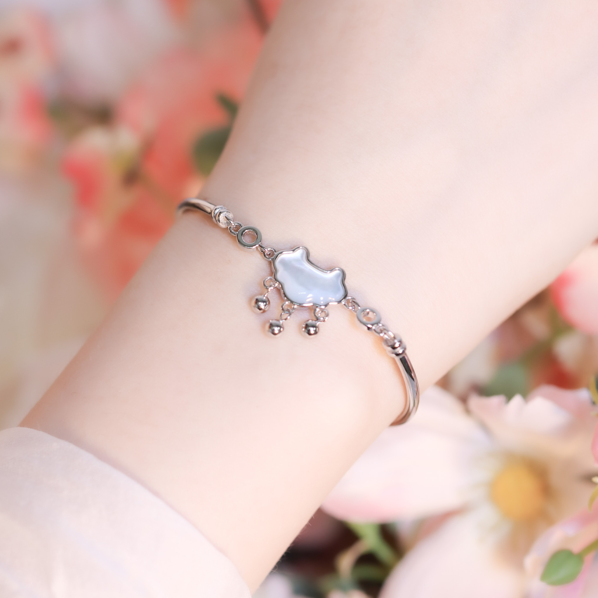 | 925純銀丨鎖住幸福軟手鐲  | BR1328 |