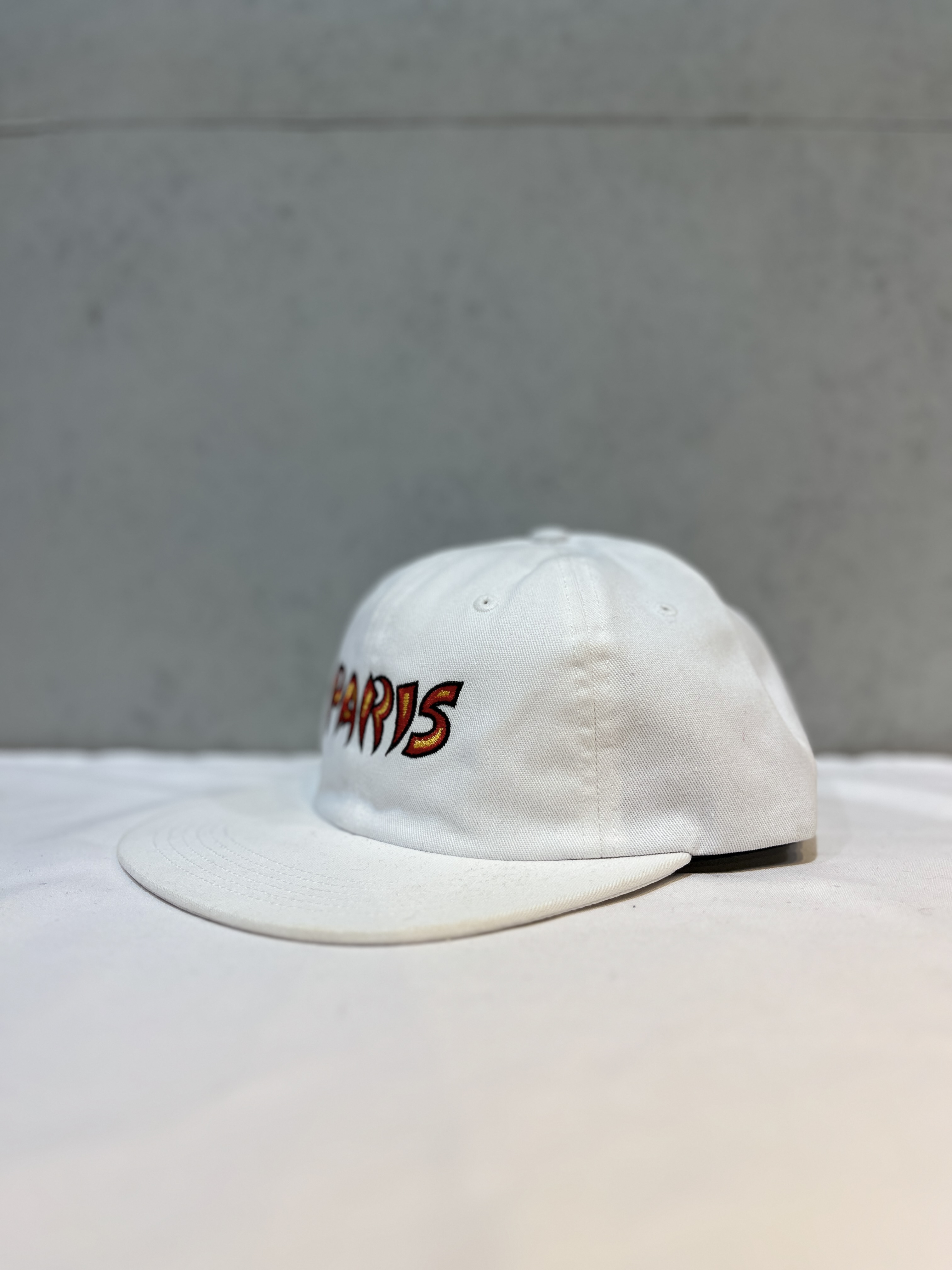 SUPREME Paris 6-Panel Cap White