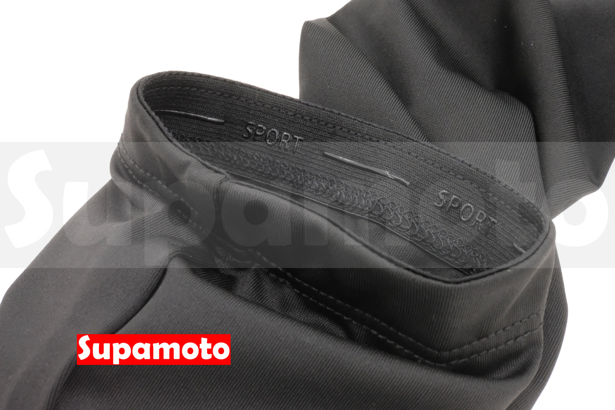 -Supamoto- 矽膠防滑彈性防曬袖套(黑色/緊身/素面/吸濕排汗/涼感/高彈力)