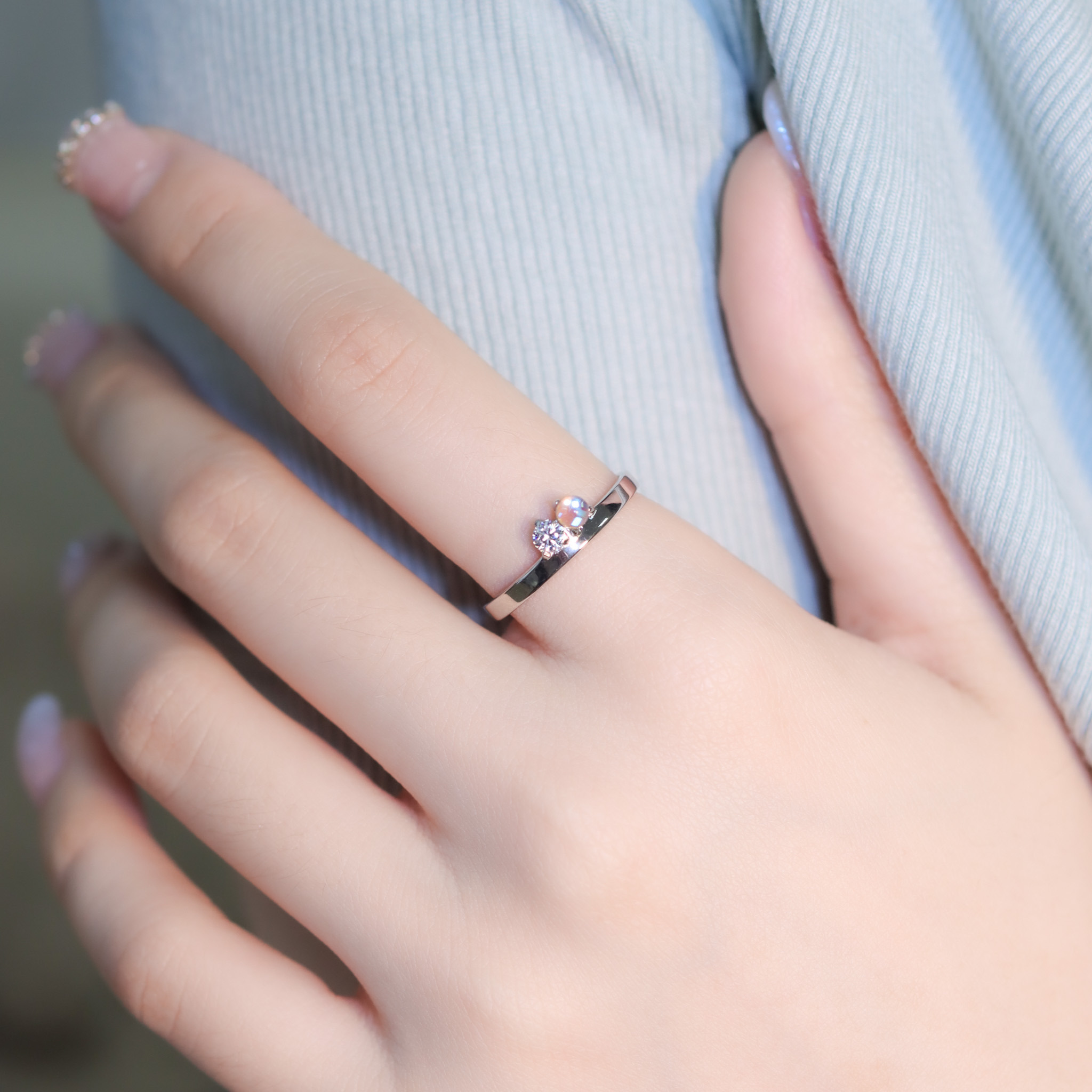 | 925銀・琉璃 | 漫藍幸福站戒指 | RI0860 |