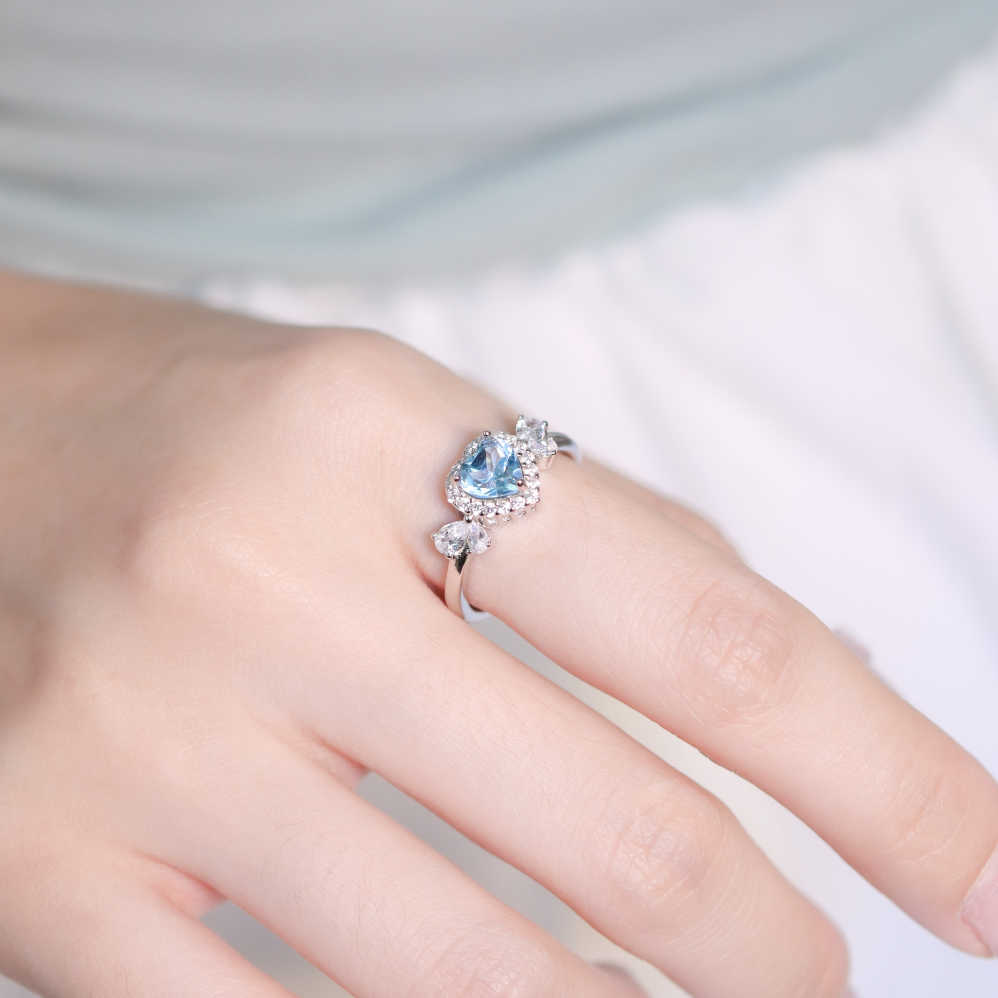 | 925純銀・厚鍍白金 | 說不出口的愛意戒指  | RI0867 |