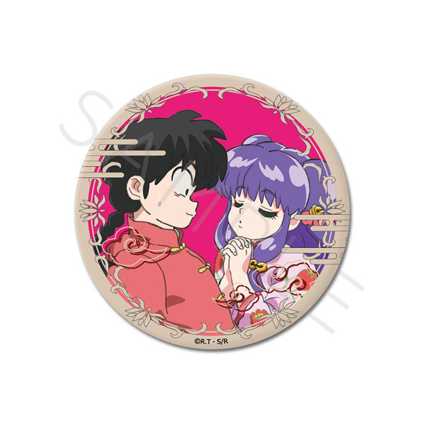 亂馬1/2日版3WAY胸章-早乙女亂馬&珊璞 L