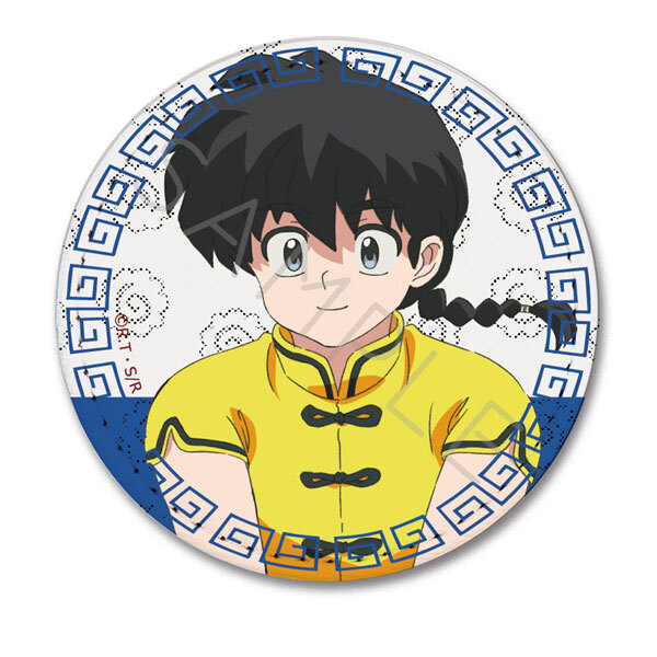 亂馬1/2日版皮革胸章-早乙女亂馬 A