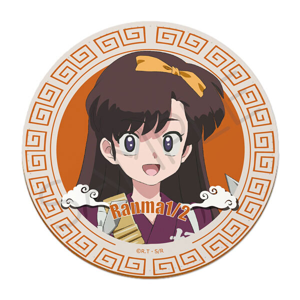 亂馬1/2日版皮革杯墊-久遠寺右京 G