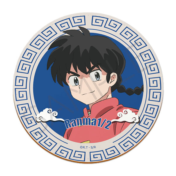 亂馬1/2日版皮革杯墊-早乙女亂馬 A