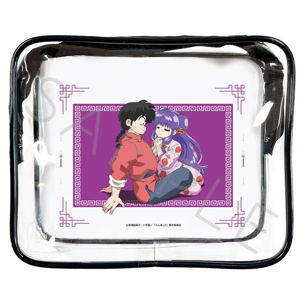 亂馬1/2日版透明收納包-早乙女亂馬&珊璞
