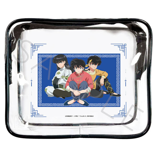 亂馬1/2日版透明收納包-早乙女亂馬&良牙響&沐絲