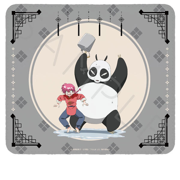 亂馬1/2日版滑鼠墊-亂馬&玄馬(熊貓)
