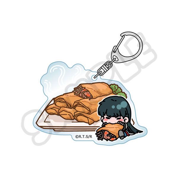 亂馬1/2日版壓克力鑰匙圈-春捲(沐絲)