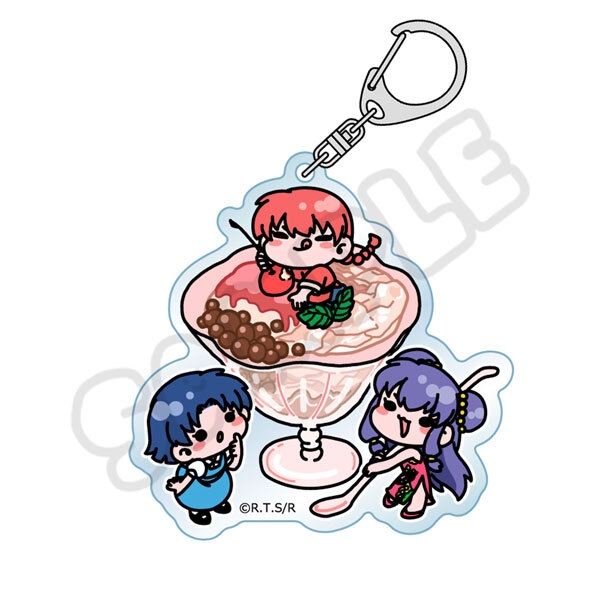 亂馬1/2日版壓克力鑰匙圈-百匯(亂馬&天道茜&珊璞)