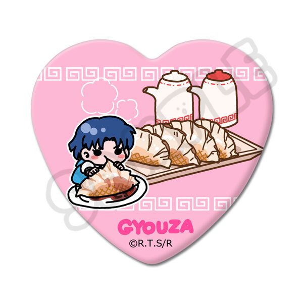 亂馬1/2日版心型胸章-餃子(天道茜)