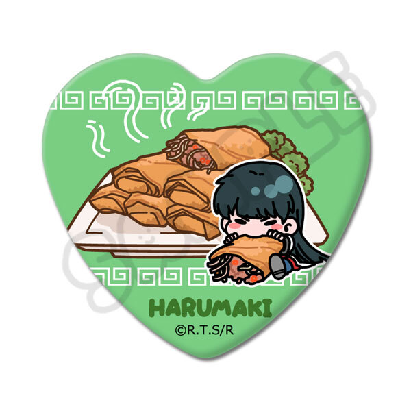 亂馬1/2日版心型胸章-春捲(沐絲)