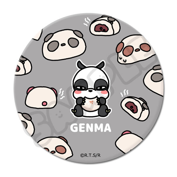 亂馬1/2日版3WAY胸章-熊貓包子(早乙女玄馬)