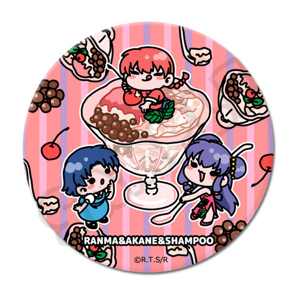 亂馬1/2日版3WAY胸章-百匯(亂馬&天道茜&珊璞)