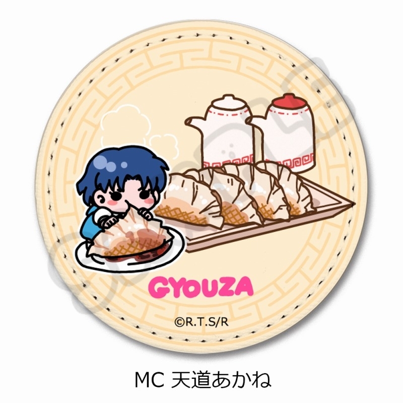 亂馬1/2日版皮革胸章-餃子(天道茜)