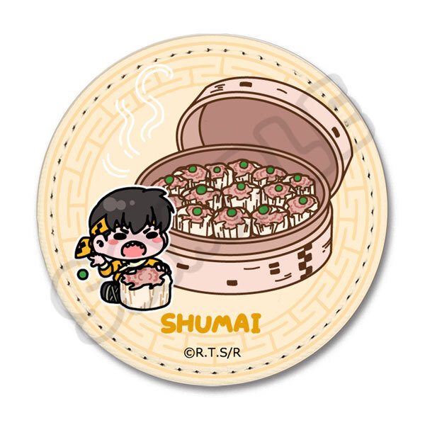 亂馬1/2日版皮革胸章-燒賣(響良牙)