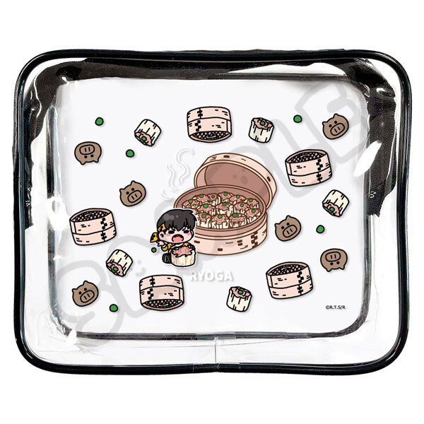 亂馬1/2日版透明收納包-燒賣(響良牙)