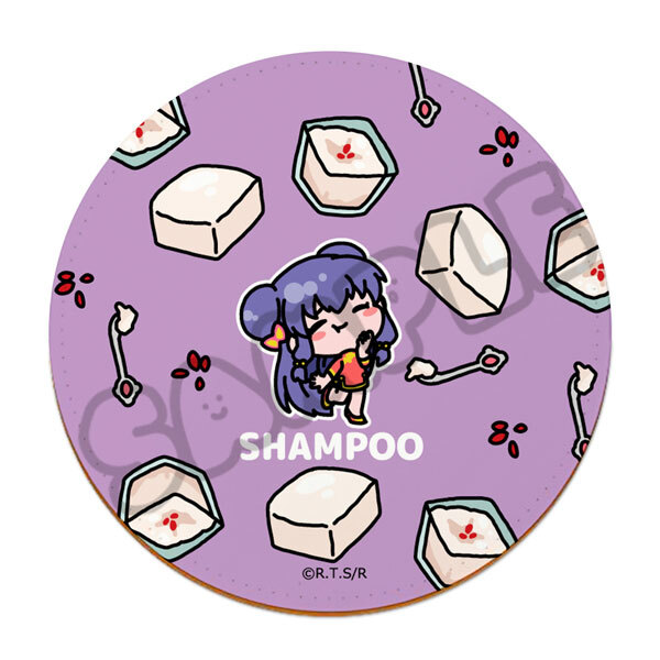 亂馬1/2日版皮革杯墊-杏仁豆腐(珊璞)