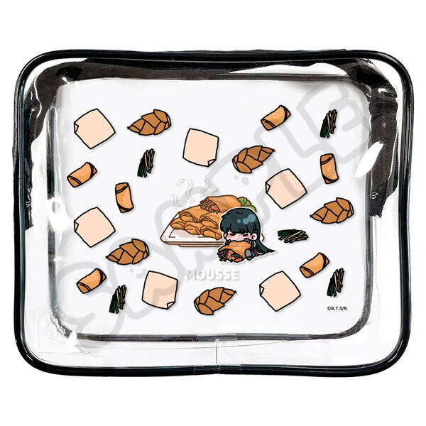 亂馬1/2日版透明收納包-春捲(沐絲)