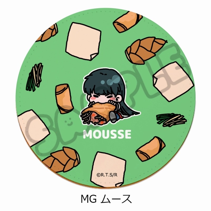 亂馬1/2日版皮革杯墊-春捲(沐絲)