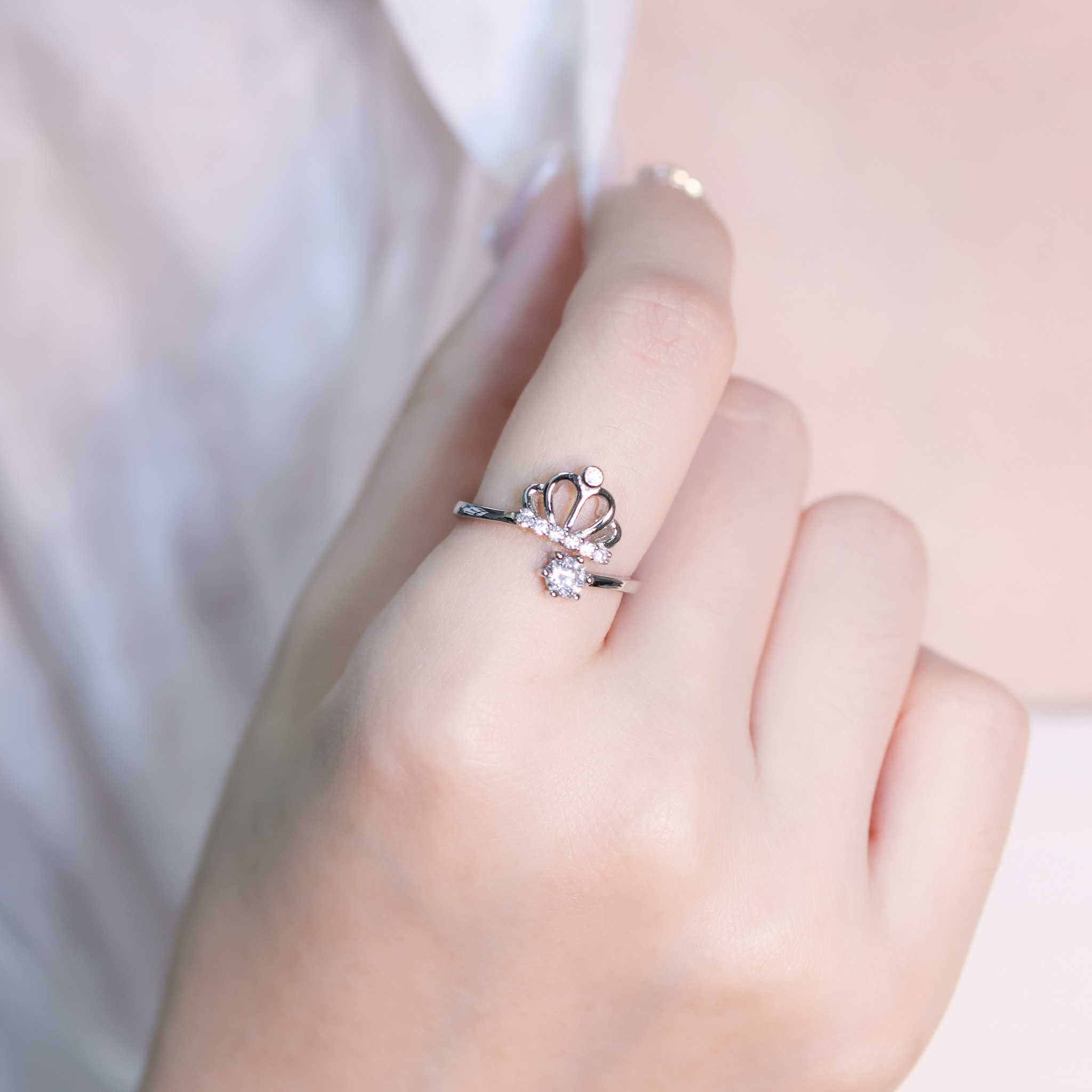 | 925純銀 | 你是小女皇戒指 | RI0861|