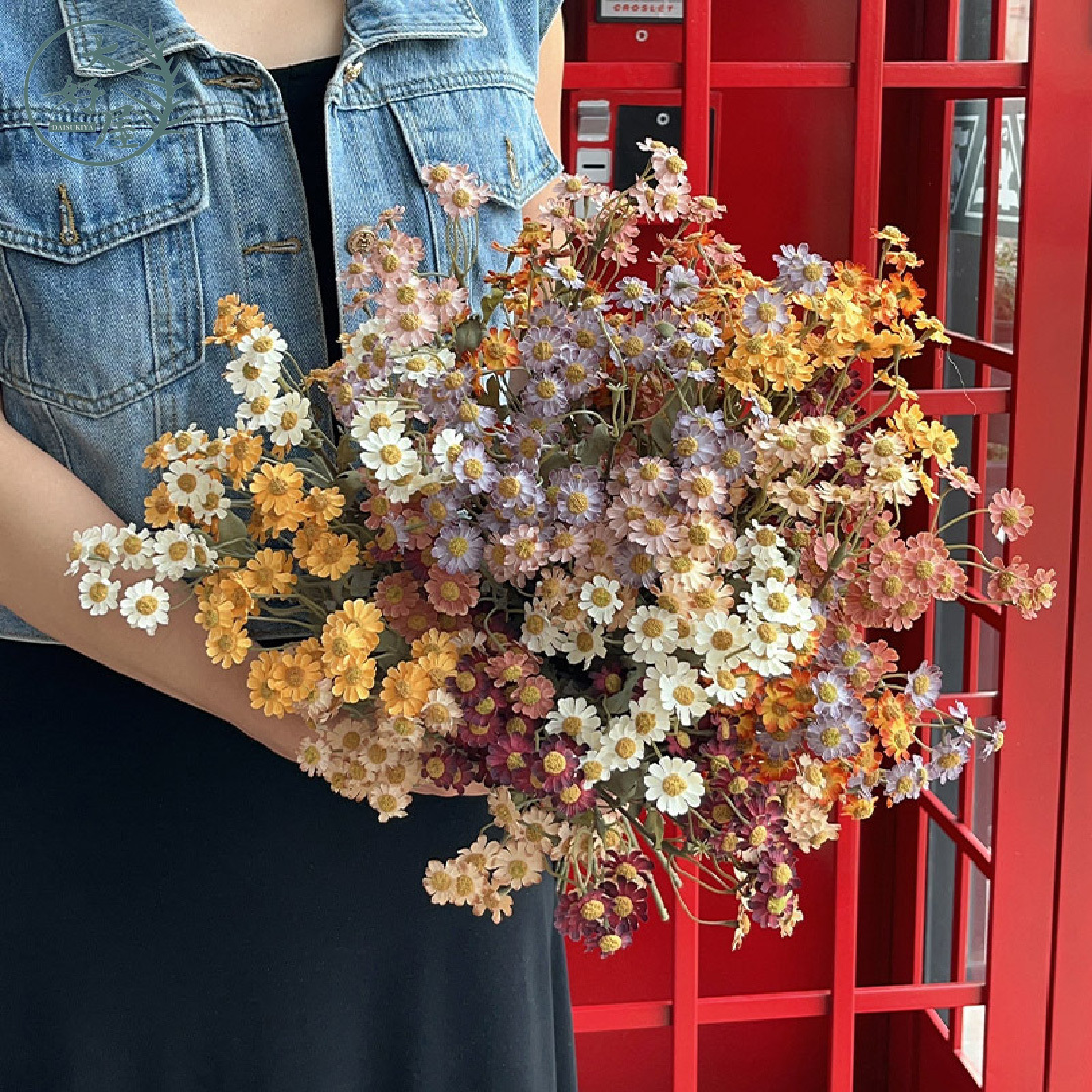 仿真秋色滿天星雛菊小花束【3支/束】