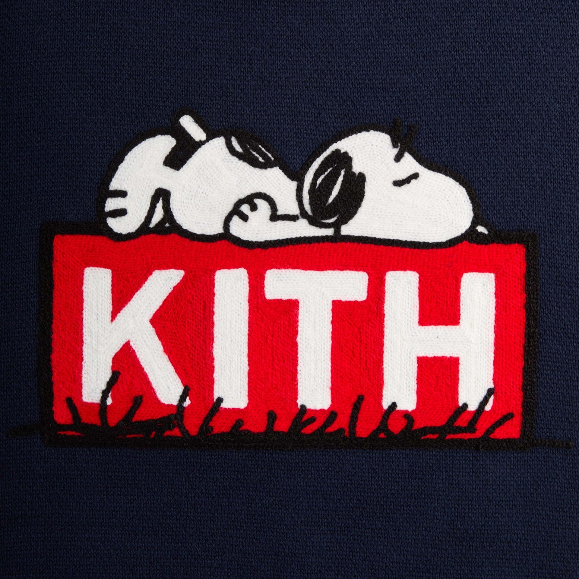2025SS Kith for Peanuts Doghouse Classic Logo Crewneck