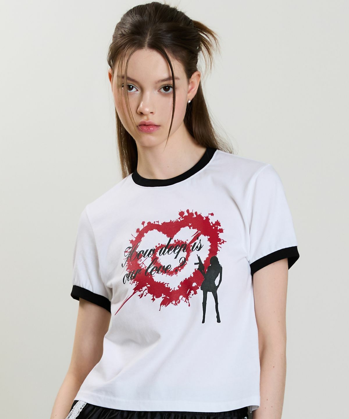 LUVISTRUE SM HOW DEEP HEART TANG TEE