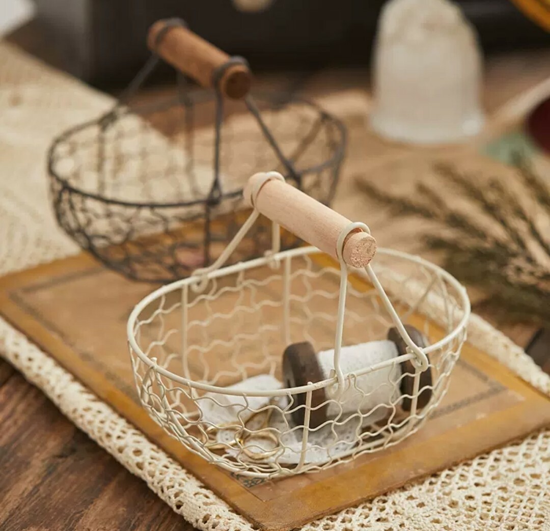 復古風迷你手提籃